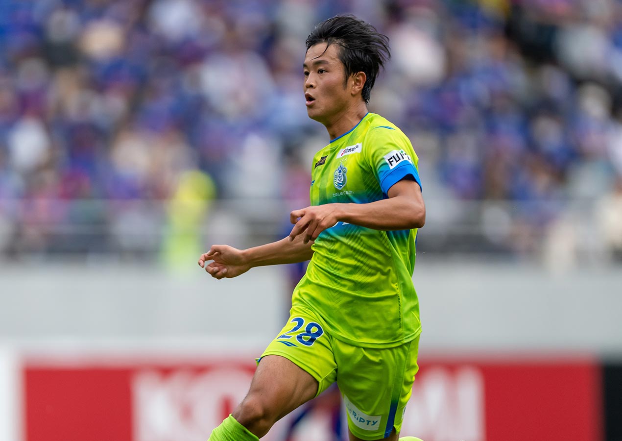 2023湘南ベルマーレ　セカンドユニフォーム　13番　平岡大陽選手　Lサイズ EPOCH - 平岡太陽 湘南ベルマーレ レギュラーカード EPOCH 2023