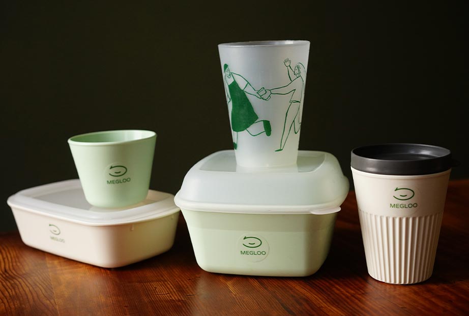 リユース容器でのスタジアムグルメ提供