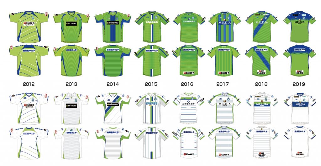 2012-2019ユニフォーム