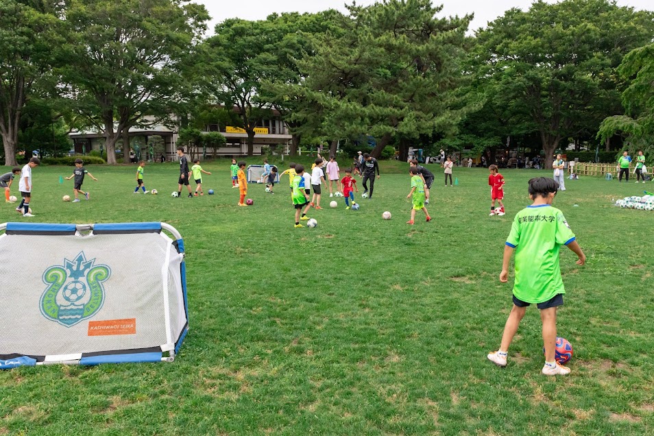 親子サッカー風景1