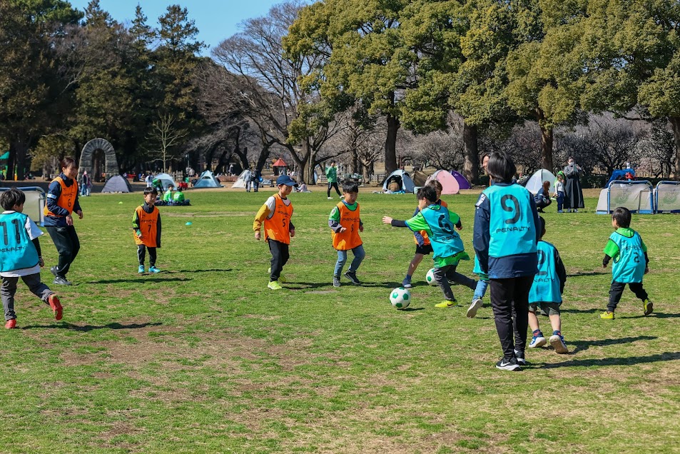 親子サッカー風景2