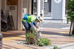 商店街コラボLTOの様子