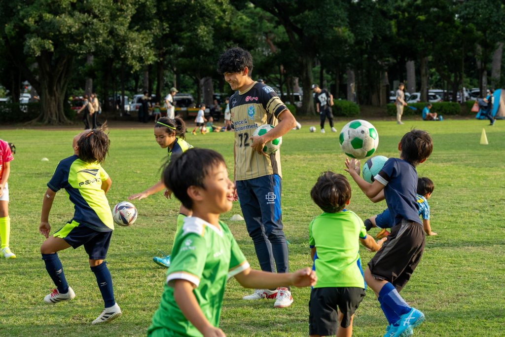 サッカー教室風景1