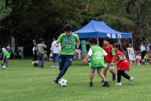 チャリティーサッカーの様子2