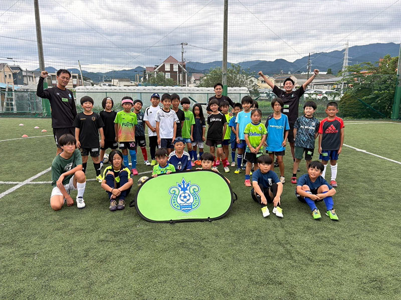 秋のサッカー教室の様子1